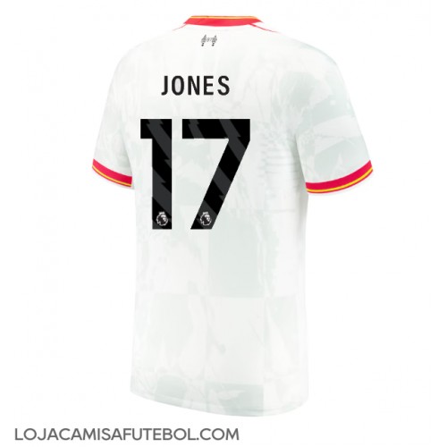 Camisa de Futebol Liverpool Curtis Jones #17 Equipamento Alternativo 2024-25 Manga Curta